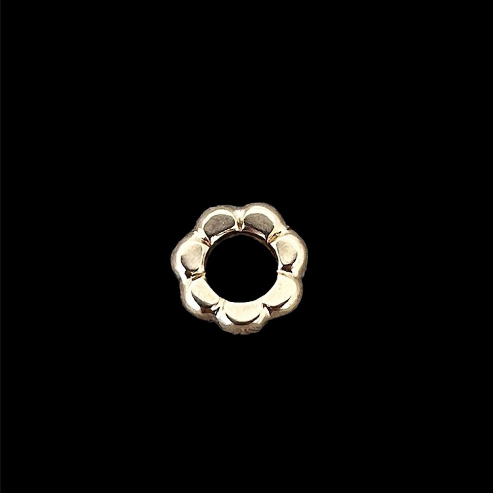 2 Pandora 14k Bubble Spacer Charms 585 ALE (Rare)